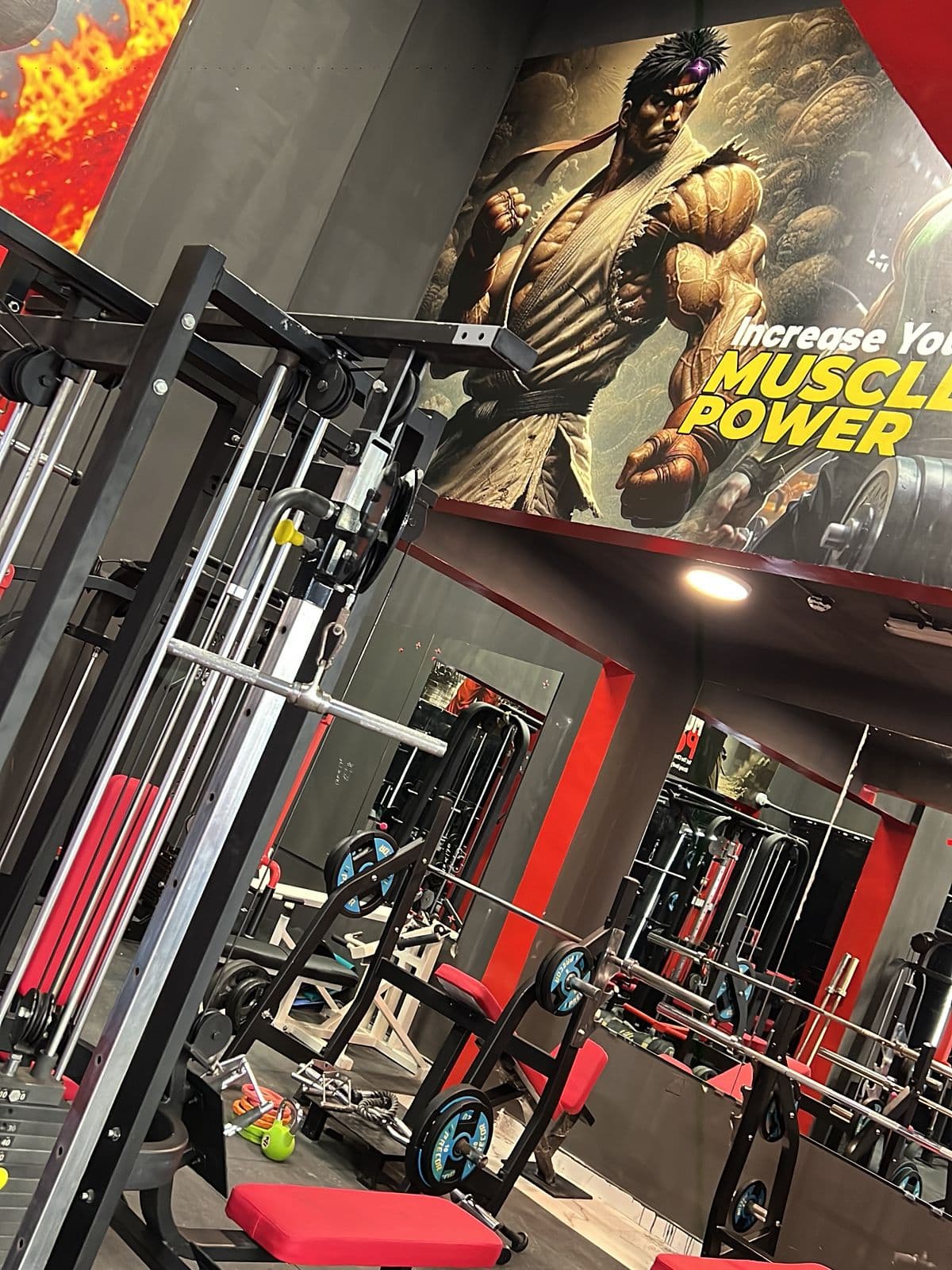 Free weights area